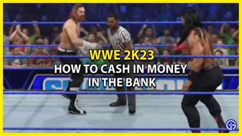 wwe 2k23 ai cash in|WWE 2K23 guide: How to cash in Money in the Bank .